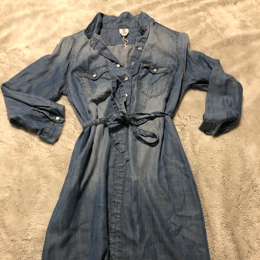 H&M soft denim dress maternity’s